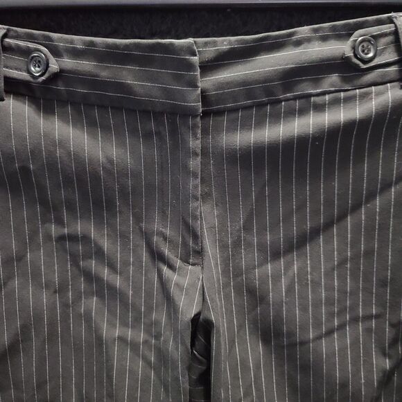 Courtenay Petite Womens Bermuda Shorts Black Size 8P Polyester Blend Stretch - Picture 8 of 11